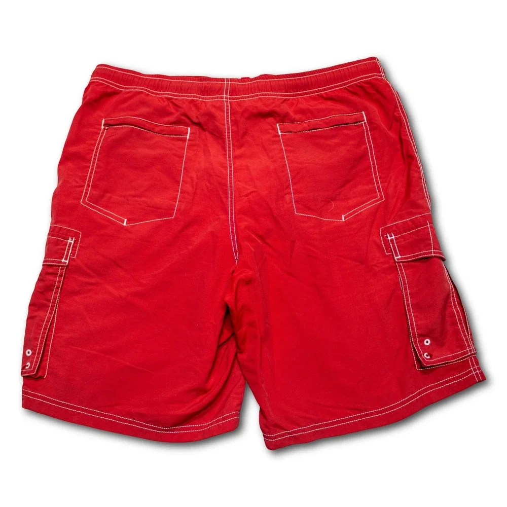 Gander Mountain Guide Series Cargo Board Shorts Mens Large‎ Red